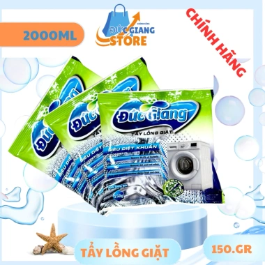 Bột Vệ Sinh Lồng Máy Giặt Đức Giang 150gr - Loại Bỏ Cặn Bẩn 99% - 28.000₫