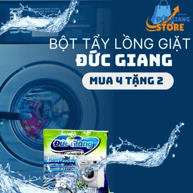 Bột Vệ Sinh Lồng Máy Giặt Đức Giang 150gr - Loại Bỏ Cặn Bẩn 99% - 28.000₫
