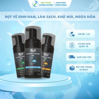 Bọt Vệ Sinh Nam BIRD 100ml - Làm Sạch, Khử Mùi, Ngăn Nấm Ngứa, Giá 55.000₫