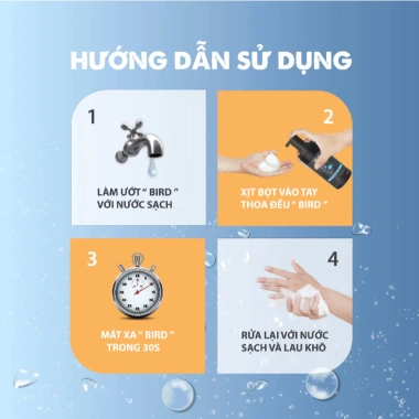 Bọt Vệ Sinh Nam BIRD 100ml - Làm Sạch, Khử Mùi, Ngăn Nấm Ngứa, Giá 55.000₫