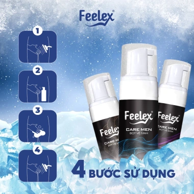 Bọt Vệ Sinh Nam Giới Feelex Care Men 100ml - Tạo Bọt Giữ Thô Mát, Giá Ưu Đãi 95.220₫