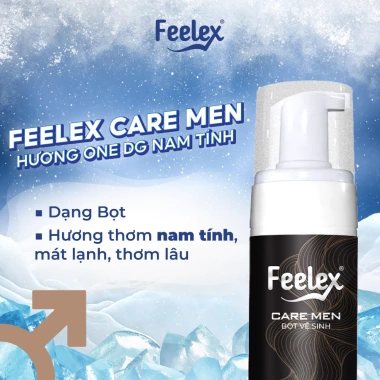 Bọt Vệ Sinh Nam Giới Feelex Care Men 100ml - Tạo Bọt Giữ Thô Mát, Giá Ưu Đãi 95.220₫