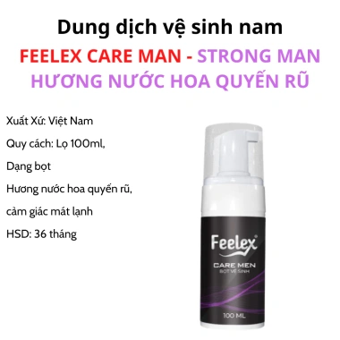 Bọt Vệ Sinh Nam Giới Feelex Care Men 100ml - Tạo Bọt Giữ Thô Mát, Giá Ưu Đãi 95.220₫ 9 Bọt Vệ Sinh Nam Giới Feelex Care Men 100ml - Tạo Bọt Giữ Thô Mát, Giá Ưu Đãi 95.220₫ 9