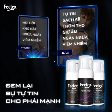 Bọt vệ sinh nam giới Feelex Care Men hương thơm nam tính sang trọng 100ml - Giá chỉ 109.000 VND 7 Bọt vệ sinh nam giới Feelex Care Men hương thơm nam tính sang trọng 100ml - Giá chỉ 109.000 VND 7