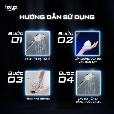Bọt vệ sinh nam giới Feelex Care Men hương thơm nam tính sang trọng 100ml - Giá chỉ 109.000 VND