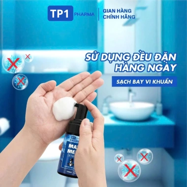 Bọt Vệ Sinh Nam MAX MEN ADA 100ml - Giảm 50% Sạch Sâu, Hương Nước Hoa Nam Tính