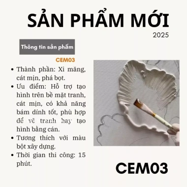 Bột xi măng đổ khuôn nhanh khô 5kg - Độ bền cao, thẩm mỹ, giá chỉ 275.000 VND 3