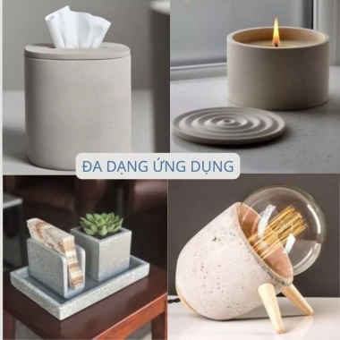 Bột xi măng đổ khuôn nhanh khô 5kg - Độ bền cao, thẩm mỹ, giá chỉ 275.000 VND 4