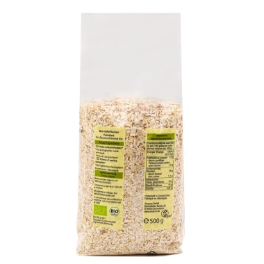 Bột yến mạch 500g Hafer Flocken organic giảm cân, bé ăn dặm, cán vỡ – 45.000 VND