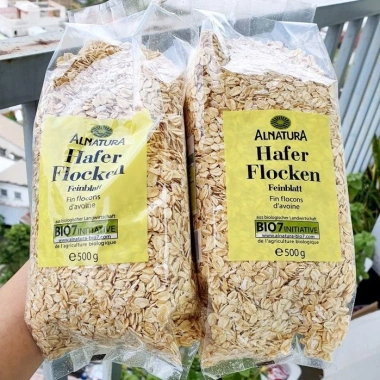 Bột yến mạch 500g Hafer Flocken organic giảm cân, bé ăn dặm, cán vỡ – 45.000 VND 6 Bột yến mạch 500g Hafer Flocken organic giảm cân, bé ăn dặm, cán vỡ – 45.000 VND 6