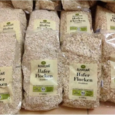Bột yến mạch 500g Hafer Flocken organic giảm cân, bé ăn dặm, cán vỡ – 45.000 VND