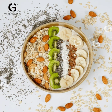Bột Yến mạch ăn liền GUfoods 500g Nguyên liệu nhập khẩu giàu chất xơ ăn kiêng healthy giảm giá 99.900₫ 8