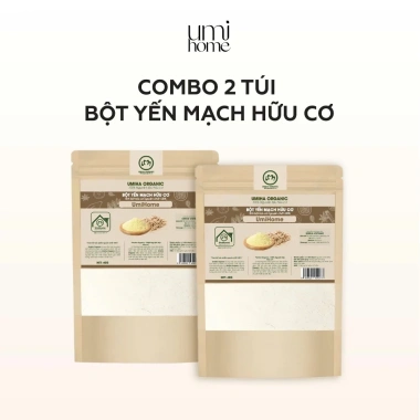 Bột Yến Mạch Đắp Mặt Nạ UMIHOME Nguyên Chất 100% Organic 40g - Giá 44.000đ 9