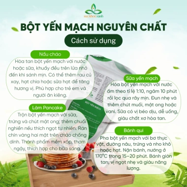 Bột Yến Mạch Nguyên Chất Úc 400g - Chất Xơ, Không Đường, Giảm Cân, Da Đẹp, 50.200 VND