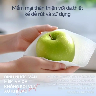 BOTARE Giấy ăn 4 lớp 1.998 tờ 27 gói - Bột gỗ, mềm mịn, an toàn, giá 160.000 VND 3
