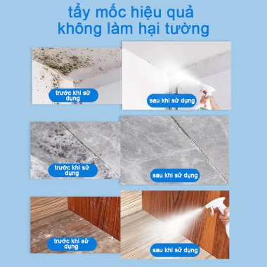 Botny Dung Dịch Tẩy Mốc Tường 500ml Xóa vết mốc lâu ngày, không bào mòn, 99.000₫