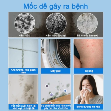 Botny Dung Dịch Tẩy Mốc Tường 500ml Xóa vết mốc lâu ngày, không bào mòn, 99.000₫