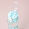 Bottole nhựa họa tiết hoạt hình ống hút - Uống nước ngoài trời cho bé trai, bé gái 8