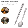 Boundless Voyage Titan Đũa Spork cắm trại, dao kéo nhẹ, du lịch di động, máy rửa bát 4
