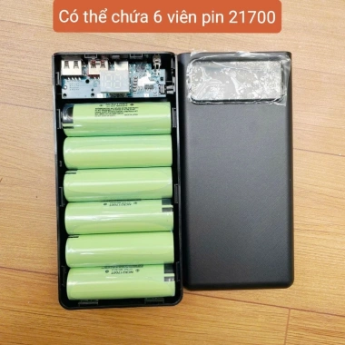 Box Vỏ Mạch Sạc Dự Phòng 30.000mAh, Sạc Nhanh 22.5W, 4 Cổng USB, Đèn Pin, Giá chỉ 140.000₫ 3