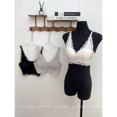 Bra ren 2 dây kiểu Pháp, áo ngực chữ V tinh tế, dễ phối đồ - giá chỉ 199.000₫ 4