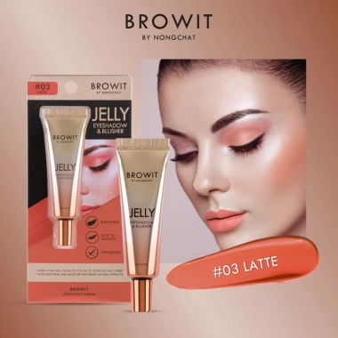 BROWIT Jelly Eyeshadow & Blusher - Kem má hồng & phấn mắt mượt, giảm giá 22% chỉ 109.000₫