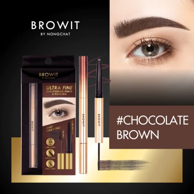 Browit Ultra Fine 2 trong 1 Chì Kẻ Mày và Mascara - Đánh Mày Siêu Mịn, Giá 149k