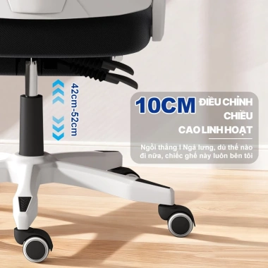 BRTHORY Ghế Xoay Văn Phòng Công Thái Học 360 - Hỗ Trợ Gù Lưng, Nâng Hạ, Gác Chân, Giá 1.059.000₫