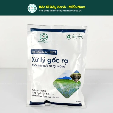 BS13 Xử Lý Gốc Rạ - Phân Hủy Nhanh Rơm Rạ, Đất Tơi Xốp Hữu Cơ | Bác Sĩ Cây Xanh 2 BS13 Xử Lý Gốc Rạ - Phân Hủy Nhanh Rơm Rạ, Đất Tơi Xốp Hữu Cơ | Bác Sĩ Cây Xanh 2