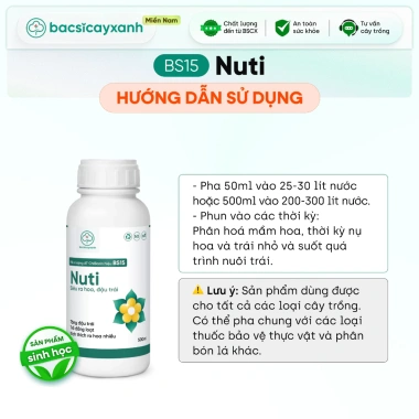 BS15 Nuti Phân Bón Kích Cây Ra Hoa Nhanh Đậu Trái Bông Trổ Đều Giá Ưu Đãi 186.120đ 7 BS15 Nuti Phân Bón Kích Cây Ra Hoa Nhanh Đậu Trái Bông Trổ Đều Giá Ưu Đãi 186.120đ 7