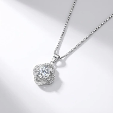 BST 8/3 Dây chuyền nữ Kim Cương Moissanite Caterina Silver – Độc đáo, sang trọng, giá ưu đãi 1.740.000₫