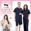 BST Modal Cool 2.026 Bộ Quần Áo GUNO Nam Nữ Tròn Quần Suông Logo Thêu 26BG03/26BB04