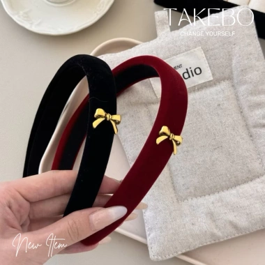 BST Tết 2.026 Băng đô nhung đỏ mini đính nơ sang trọng tiểu thư - 43.000 VND 9