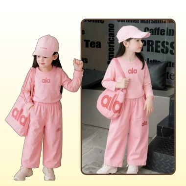 BST TẾT 2.026 Set Đồ Đông Bé Gái 3 Món Quần Áo Đông Áo Tay Dài Quần Ống Rộng 10-32kg 192.808 VND