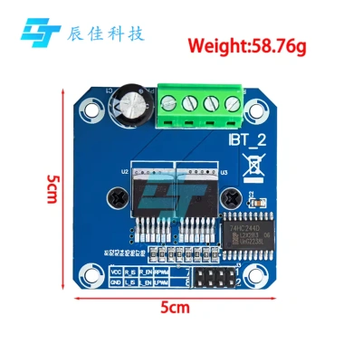 BTS7.960 43A H‑Bridge mô‑đun điều khiển động cơ công suất cao - Giá chỉ 98.298₫, ưu đãi cho xe thông minh tự làm
