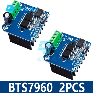 BTS7.960 43A H‑Bridge mô‑đun điều khiển động cơ công suất cao - Giá chỉ 98.298₫, ưu đãi cho xe thông minh tự làm