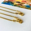 Bùa Bảo Thái Lan 3mm 18k Vàng Khóa Đa Tay - Hai, Ba, Năm Tay Giá 189.200₫ 2