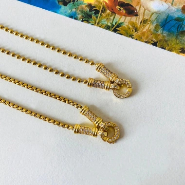 Bùa Bảo Thái Lan 3mm 18k Vàng Khóa Đa Tay - Hai, Ba, Năm Tay Giá 189.200₫