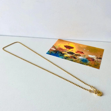 Bùa Bảo Thái Lan 3mm 18k Vàng Khóa Đa Tay - Hai, Ba, Năm Tay Giá 189.200₫