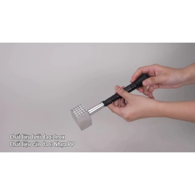 Búa Đập Thịt 2 Đầu Cán Đen Mini Dày Dặn - Búa Dằm Đập Đá, Sáng Bóng Mta-Mart2, Giá 66.000₫ 3