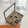 Bùa Hộ Mệnh Đen Hộp Wenwan - Hộp bảo quản chống gỗ, hạt da, trưng bày trang sức lớn 10