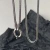 Bùa Hộ Mệnh S925 Bạc Gỗ Đàn Hương - Trừ Tà, May Mắn, Phong Thủy Retro Cao Cấp