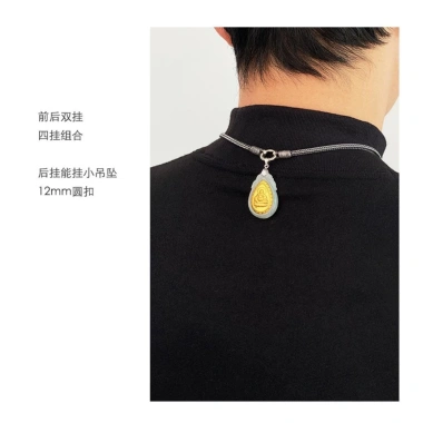 Bùa Hộ Mệnh S925 Bạc Gỗ Đàn Hương - Trừ Tà, May Mắn, Phong Thủy Retro Cao Cấp
