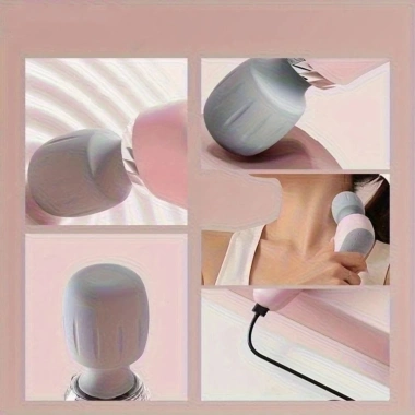Búa massage điện YMIFY Mini chống nước – Máy mát xa toàn thân rung cầm tay, sạc lại, giá 220.770đ 4