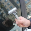 Búa phá kính ô tô thoát hiểm cao cấp thép carbon không gỉ màu bạc, kèm túi - Giá ưu đãi 210.000 VND