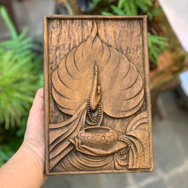 Bức Tranh Bình Bát Từ Bi Mộc Decor Trang Trí Treo Tường Đặt Bàn Giá 149.000 3