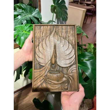 Bức Tranh Bình Bát Từ Bi Mộc Decor Trang Trí Treo Tường Đặt Bàn Giá 149.000 9