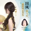 Búi tóc giả dài 50cm kèm trâm cài cổ, ngoặc tóc phong cách Trung Hoa - Giá ưu đãi 142.800₫ 9