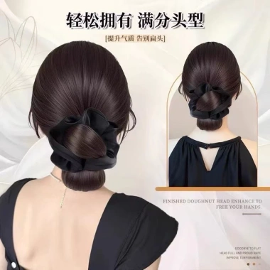 Búi Tóc Giả Dày Tóc Kẹp Tiện Lợi, Trang Trí Chun Vải Phong Cách Hàn Quốc 78k 6 Búi Tóc Giả Dày Tóc Kẹp Tiện Lợi, Trang Trí Chun Vải Phong Cách Hàn Quốc 78k 6
