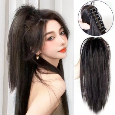 Búi Tóc Giả Kẹp Đuôi Ngựa Thẳng Y2K - Búi Cao Hàn Quốc, Giá 85.000đ tại QiQiShop 2 Búi Tóc Giả Kẹp Đuôi Ngựa Thẳng Y2K - Búi Cao Hàn Quốc, Giá 85.000đ tại QiQiShop 2